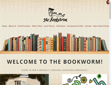 Tablet Screenshot of bookwormbernardsville.com